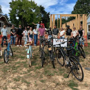 VFLA Blueprints and Bikes 2025 - Architects and Interior Designers on a tour of local homes that they've worked with clients to design.